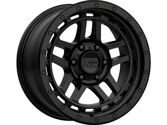 XD Recon Satin Black 6-Lug Wheel; 17x8.5; 18mm Offset (15-20 Yukon)