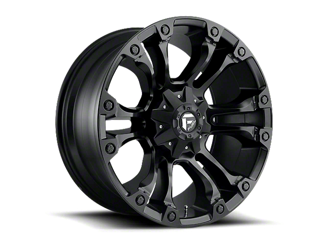 Fuel Wheels Vapor Matte Black 6-Lug Wheel; 18x8; 35mm Offset (07-14 Yukon)