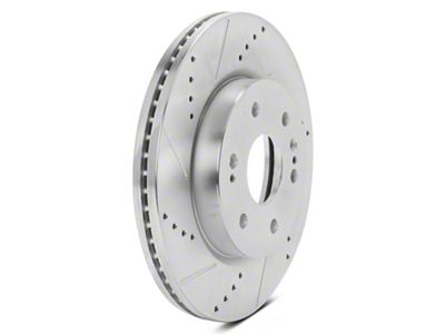 C&L Super Sport HD Cross-Drilled and Slotted 6-Lug Rotors; Front Pair (21-23 Tahoe, Excluding Police)