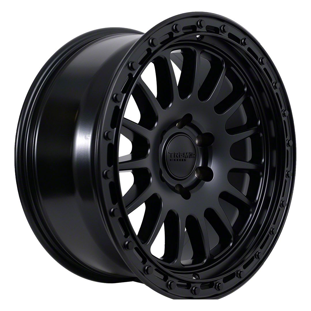 Tremor Wheels 104 Aftershock Satin Black 6-Lug Wheel; 20x9; 0mm Offset (07-14 Yukon)