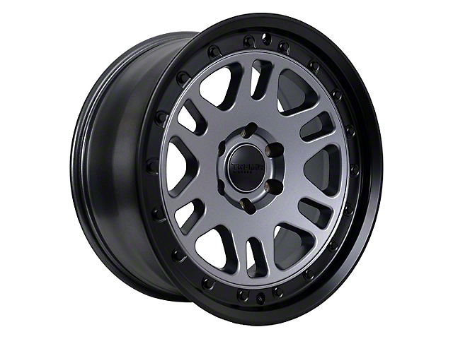 Tremor Wheels 105 Shaker Graphite Grey with Black Lip 6-Lug Wheel; 20x9; 0mm Offset (21-23 Yukon)