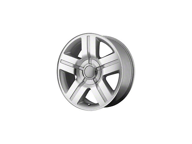 Performance Replicas PR147 Silver Machined 6-Lug Wheel; 22x9; 31mm Offset (21-23 Yukon)