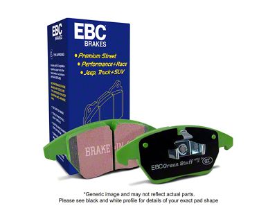 EBC Brakes Greenstuff 6000 Street Sport Organic Brake Pads; Rear Pair (19-23 Sierra 1500)