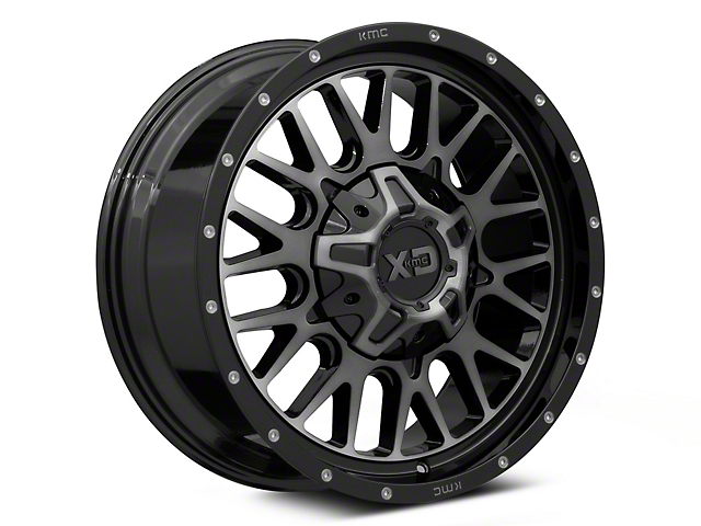 XD Snare Gloss Black with Gray Tint 6-Lug Wheel; 20x9; 0mm Offset (21-23 Yukon)