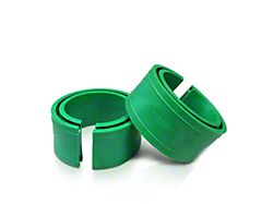 RubberShox DuraTPE Plus Series Front-Rear Coil Spring Buffer Cushion; Green (Universal; Some Adaptation May Be Required)