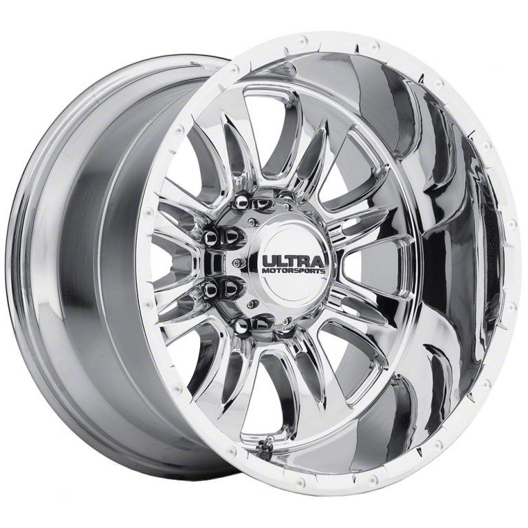 Ultra Wheels Silverado 1500 Hunter Chrome 6 Lug Wheel 18x9 12mm Offset A230727 07 13 1376