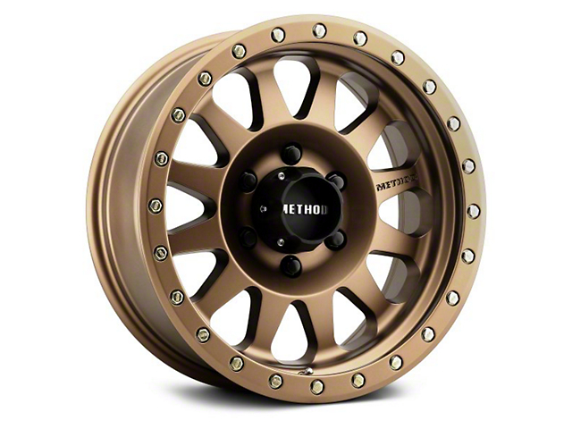 Method Race Wheels MR304 Double Standard Bronze 6-Lug Wheel; 18x9; -12mm Offset (21-23 Yukon)