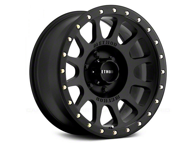 Method Race Wheels MR305 NV Matte Black 6-Lug Wheel; 18x9; 0mm Offset (07-14 Yukon)