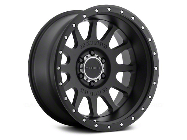 Method Race Wheels MR605 NV Matte Black 6-Lug Wheel; 20x10; -24mm Offset (15-20 Yukon)