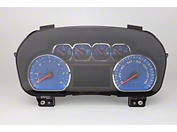 US Speedo Daytona Edition Gauge Face; MPH; Blue (14-18 Silverado 1500)