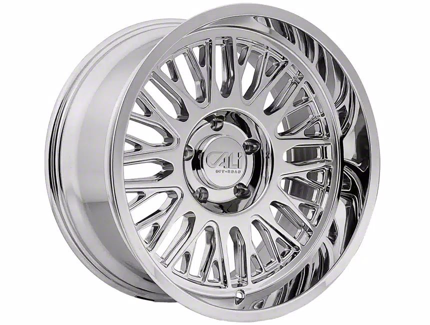 Cali Off-Road Vertex Chrome 6-Lug Wheel; 22x12; -44mm Offset (21-23 Yukon)
