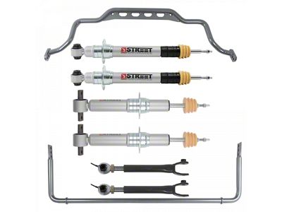 Belltech Lowering Kit with Street Performance Struts; 0 to 2.50-Inch Front / 1 to 3.50-Inch Rear (21-23 Tahoe w/o ARC & MagneRide)
