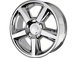 Performance Replicas PR131 Chrome 6-Lug Wheel; 20x8.5; 31mm Offset (19-23 Silverado 1500)
