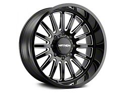 Mayhem Wheels Utopia Gloss Black Milled 6-Lug Wheel; 20x9; 0mm Offset (19-23 Silverado 1500)