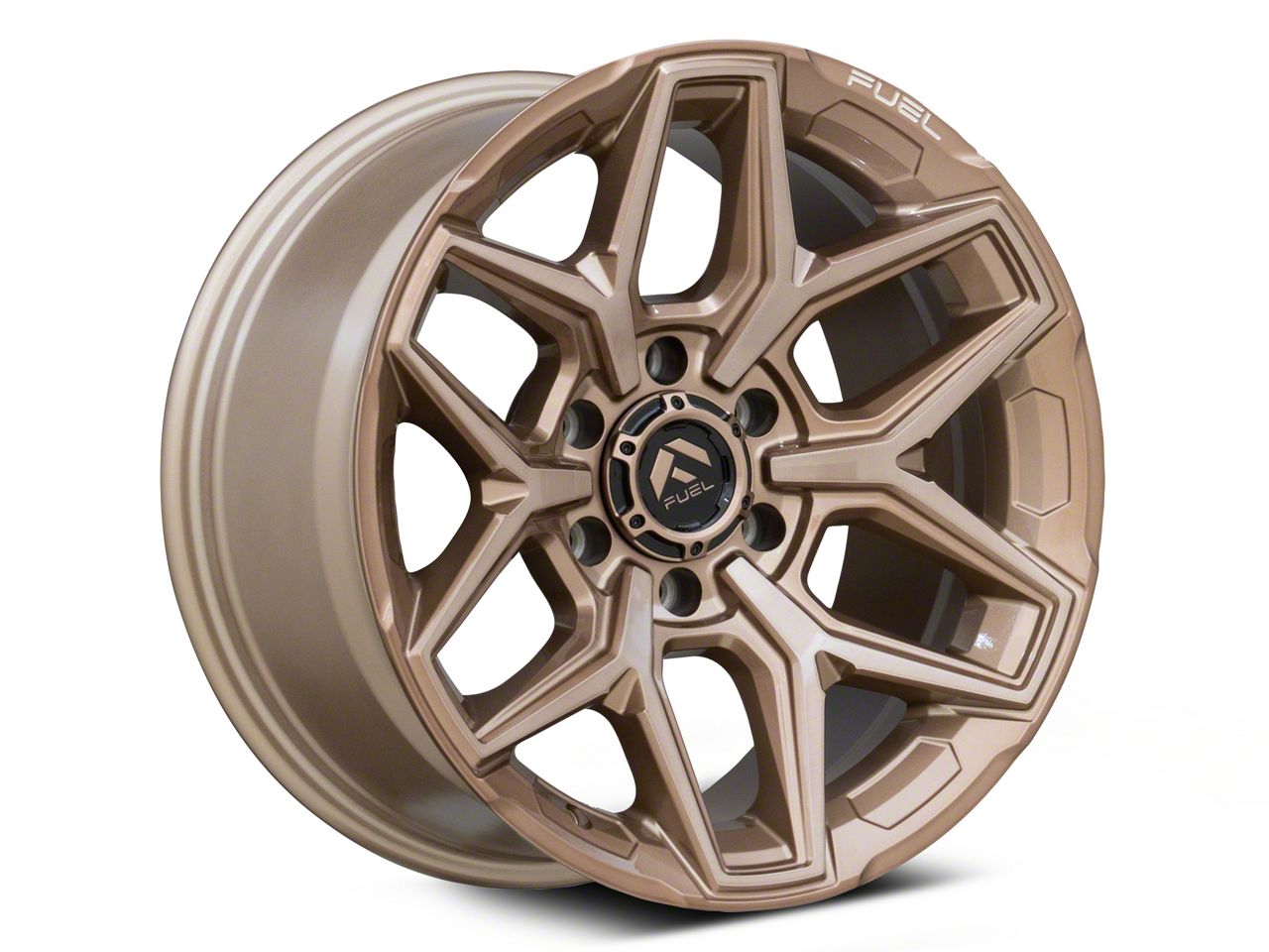 Fuel Wheels Yukon Flux Platinum Bronze 6Lug Wheel; 18x9; 1mm Offset