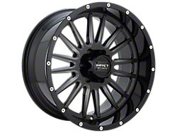 Impact Wheels 833 Gloss Black Milled 6-Lug Wheel; 20x10; -12mm Offset (07-13 Sierra 1500)