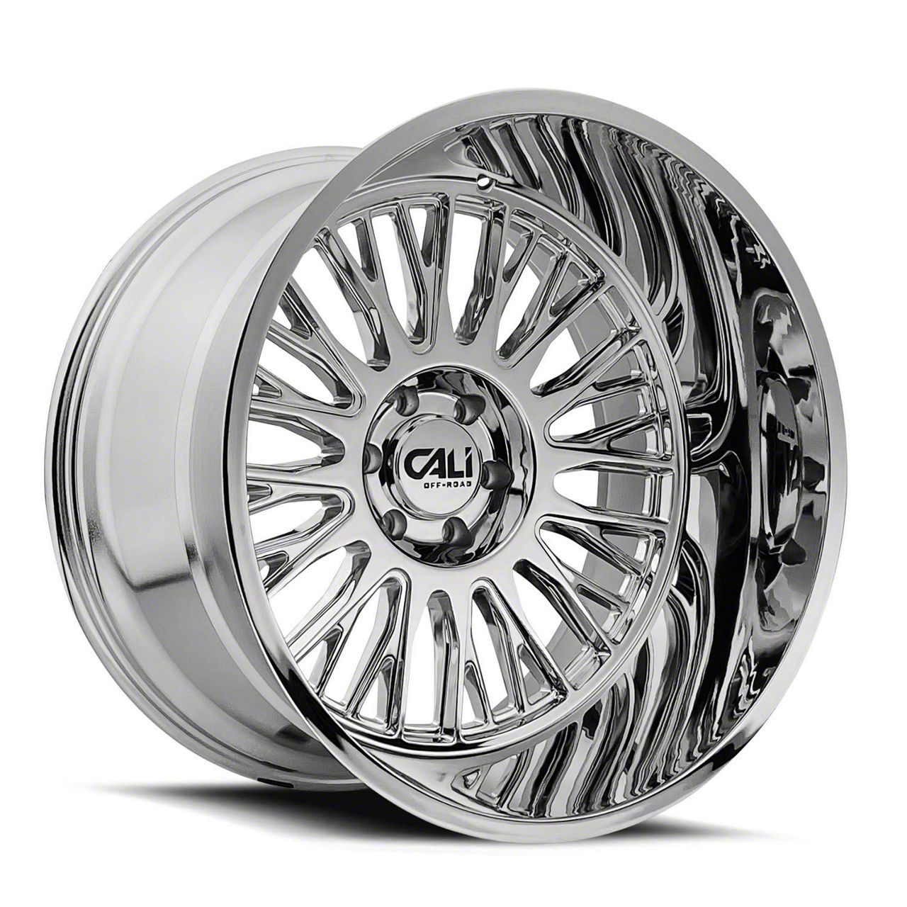 Cali Off-Road Sierra 1500 Vertex Chrome 6-Lug Wheel; 20x10; -25mm ...
