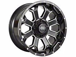 Impact Wheels 818 Gloss Black Milled 6-Lug Wheel; 20x10; -12mm Offset (19-23 Ranger)