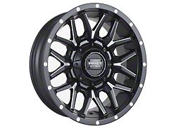 Impact Wheels 819 Matte Black Milled 6-Lug Wheel; 17x9; 0mm Offset (14-18 Silverado 1500)