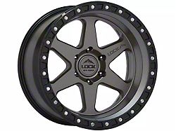 Lock Off-Road Olympus Matte Grey with Matte Black Ring 6-Lug Wheel; 20x9; 0mm Offset (07-14 Tahoe)