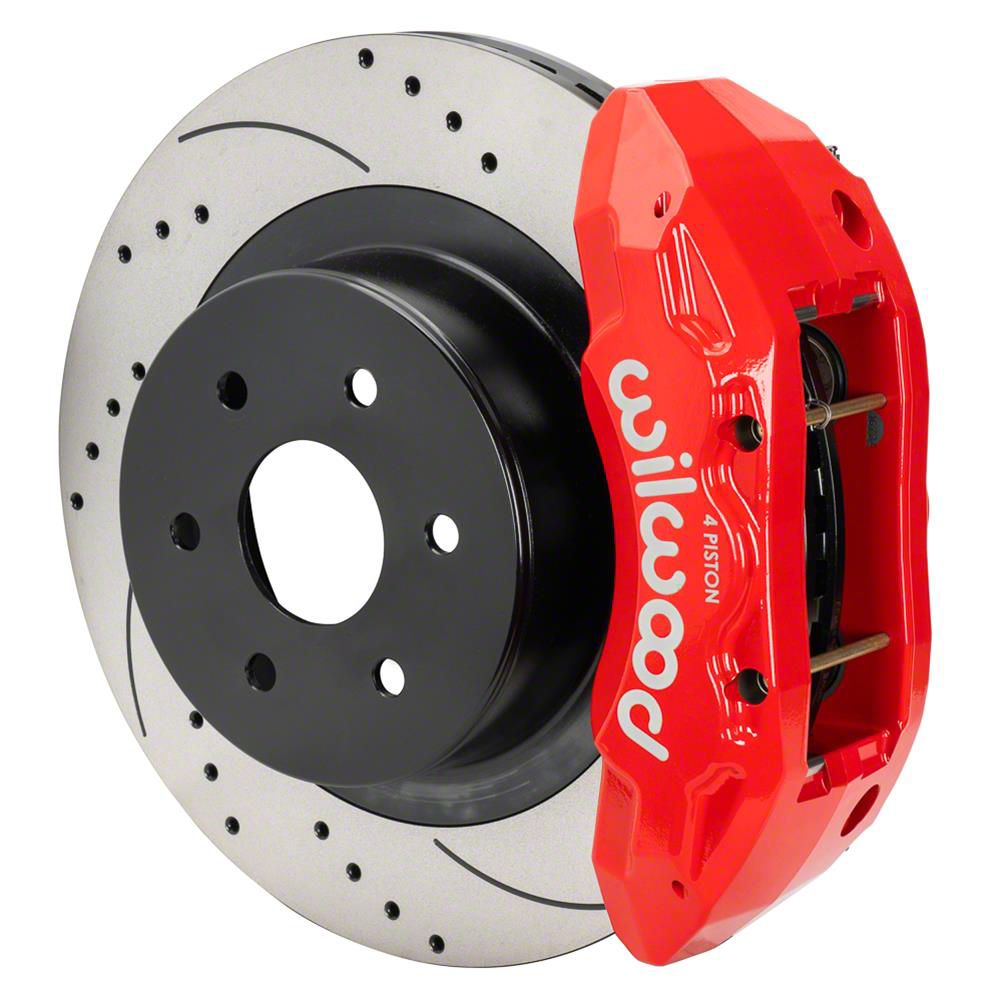 Wilwood Sierra 1500 Tactical Extreme TX4R Rear Big Brake Kit with 16Inch Drilled and Slotted