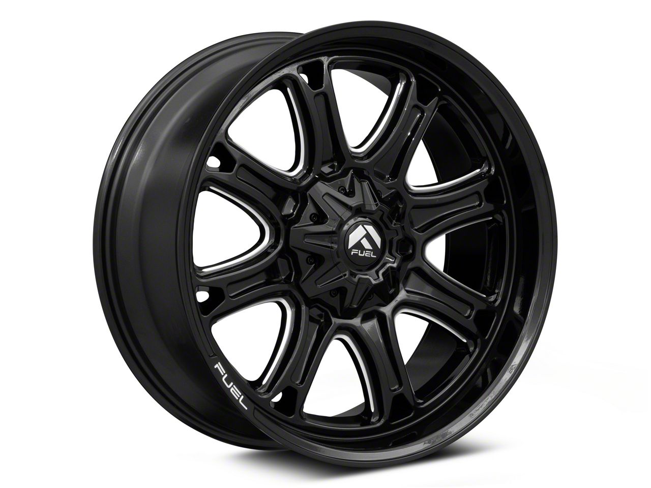 Fuel Wheels Silverado 1500 Darkstar Gloss Black Milled 6-lug Wheel 