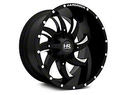 Hardrock Offroad Devious Gloss Black Milled 6-Lug Wheel; 20x12; -44mm Offset (21-23 Tahoe)