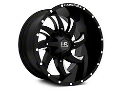 Hardrock Offroad Devious Gloss Black Milled 6-Lug Wheel; 22x10; -19mm Offset (07-14 Yukon)