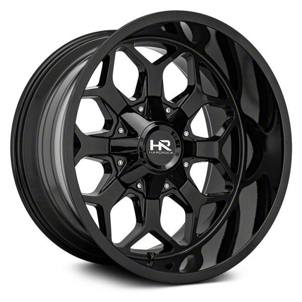 Hardrock Offroad Silverado 1500 Indestructible Gloss Black 6-Lug Wheel ...