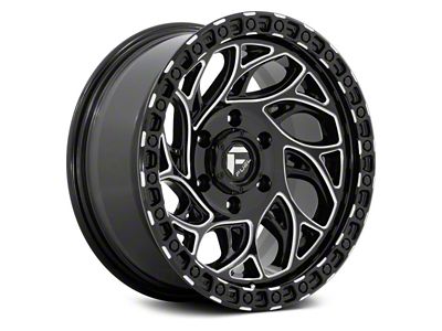 Fuel Wheels Runner OR Gloss Black Milled 6-Lug Wheel; 20x9; 20mm Offset (19-23 Silverado 1500)