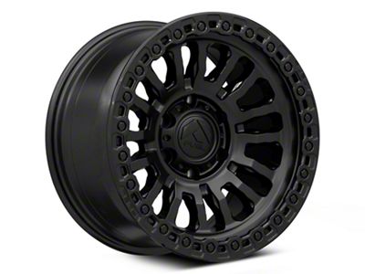 Fuel Wheels Rincon Matte Black with Gloss Black Lip 6-Lug Wheel; 20x9; 1mm Offset (19-23 Silverado 1500)