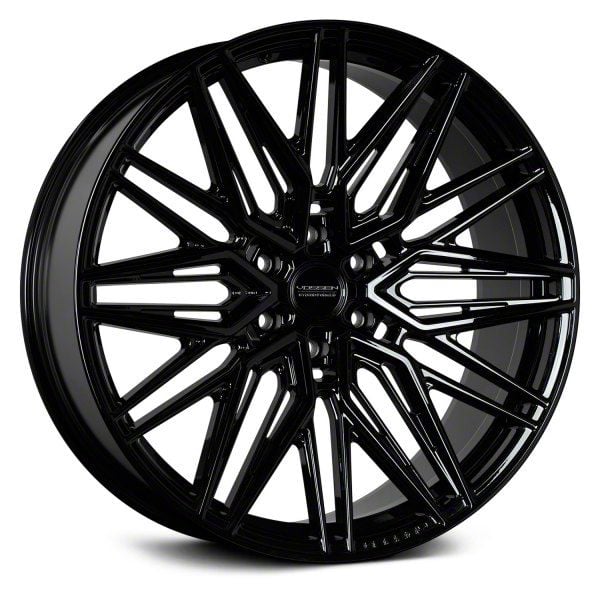 Vossen Yukon HF6-5 Gloss Black 6-Lug Wheel; 22x12; -44mm Offset HF65 ...