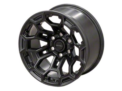 Defiant Wheels DF03 Satin Black and Dark Satin Charcoal 6-Lug Wheel; 18x9; -12mm Offset (19-23 RAM 1500)
