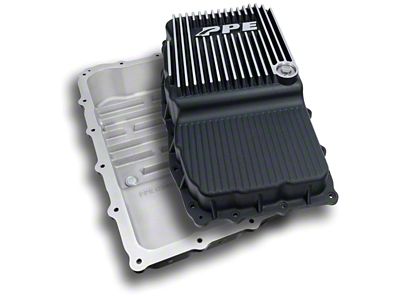 PPE Heavy-Duty Deep Cast Aluminum Transmission Pan; Brushed (21-23 Tahoe w/ 10L80 Transmission, Excluding Duramax)