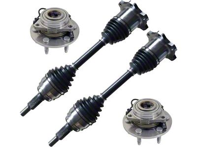 Front CV Axles with Wheel Hub Assemblies (07-14 4WD Tahoe)