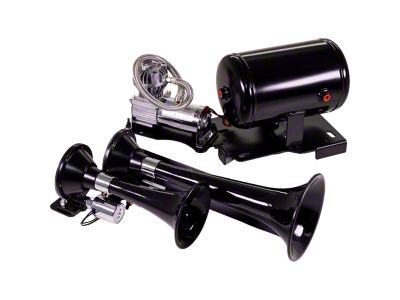 Direct Fit Onboard Air System and Model 220 Dual Train Horn (07-18 Sierra 1500)