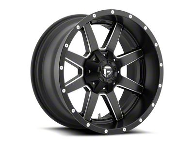 Fuel Wheels Maverick Matte Black Milled 6-Lug Wheel; 22x10; 10mm Offset (21-23 Yukon)