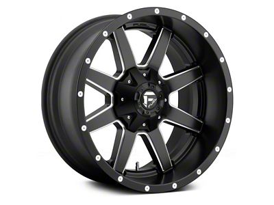 Fuel Wheels Maverick Matte Black Milled 6-Lug Wheel; 17x9; 13mm Offset (15-20 Yukon)