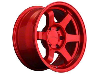 9Six9 Wheels SIX-1 Truck/SUV Candy Apple Red 6-Lug Wheel; 17x8.5; -10mm Offset (14-18 Silverado 1500)