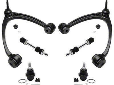 Front Upper Control Arms with Lower Ball Joints and Sway Bar Links (07-12 Tahoe w/ Aluminum Control Arms)
