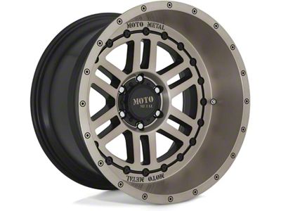 Moto Metal MO800 Deep Six Satin Black with Bronze Tint 6-Lug Wheel; 20x12; -44mm Offset (99-06 Silverado 1500)