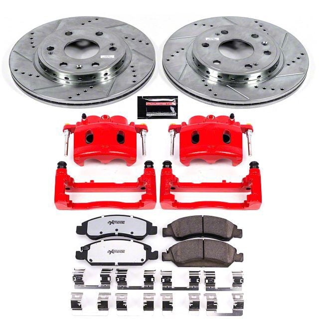 PowerStop Tahoe Z36 Extreme Truck and Tow 6-Lug Brake Rotor, Pad and ...