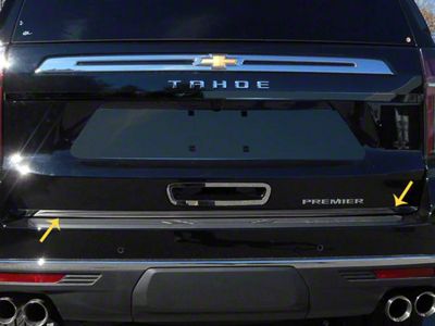 Rear Deck Trim Accent; Stainless Steel (21-23 Tahoe)