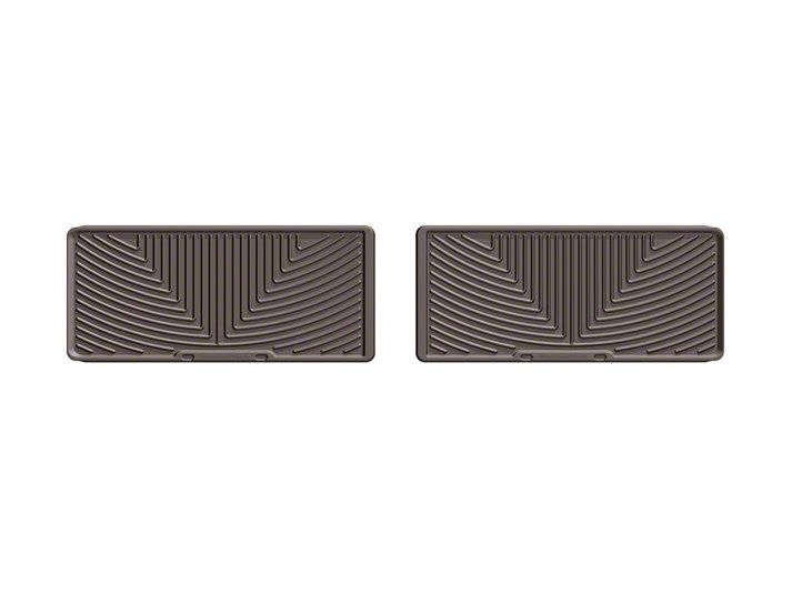 Weathertech Yukon AllWeather Third Row Rubber Floor Mats; Cocoa W342CO