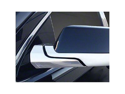 Bottom Half Mirror Covers; Chrome (15-20 Yukon)