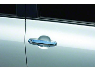 Putco Deluxe Door Handle Covers with Bucket Trim and without Passenger Keyhole; Chrome (15-20 Yukon)