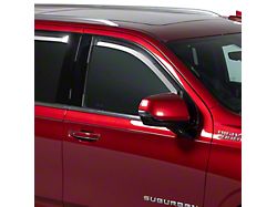 Putco Element Chrome Window Visors; Front and Rear (21-23 Yukon)