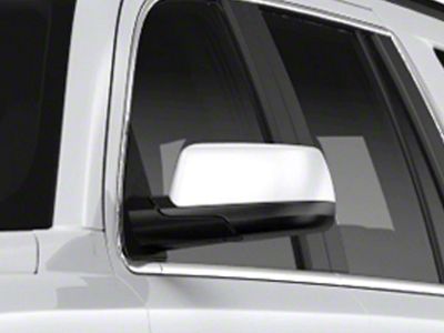 Snap-On Replacement Mirror Covers; Chrome (15-20 Yukon)