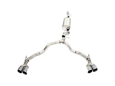 Corsa Performance Sport Dual Exhaust System with Polished Tips; Rear Exit (21-23 6.2L Tahoe)