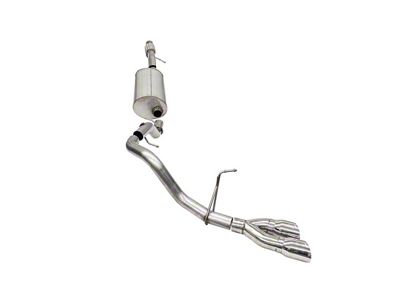 Corsa Performance Sport Single Exhaust System with Polished Tips; Side Exit (21-23 5.3L Yukon)